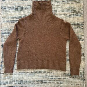 Talbots Rich Brown Turtleneck Sweater